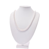 [下沉夏季选择]其他花珍珠2way长珍珠项链手链2件套装白人女士SV项链新水槽