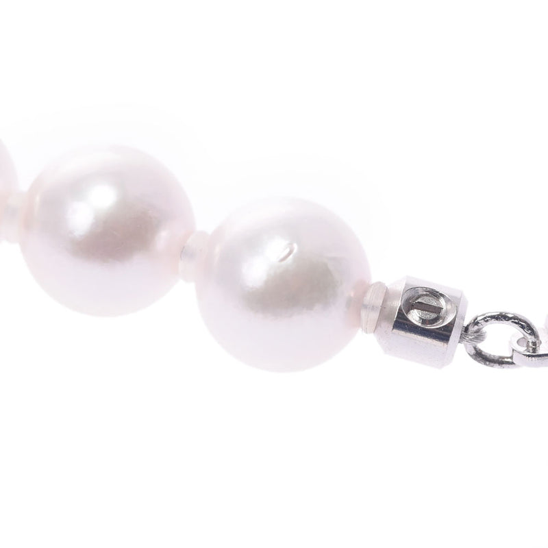 [Sinkyo Summer Selection] Other Flower Pearl 2way Long Pearl Necklace Bracelet 2 Pieces Set White Ladies SV Necklace New Sink