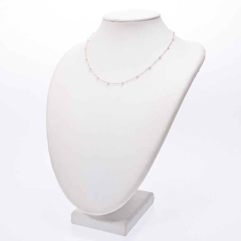 Other Pearl Women Freshwater Pearl / K18PG Necklace New Silgrin