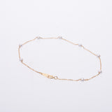 その他 淡水パール ステーションブレスレット レディース K18YG ブレスレット 新品 銀蔵