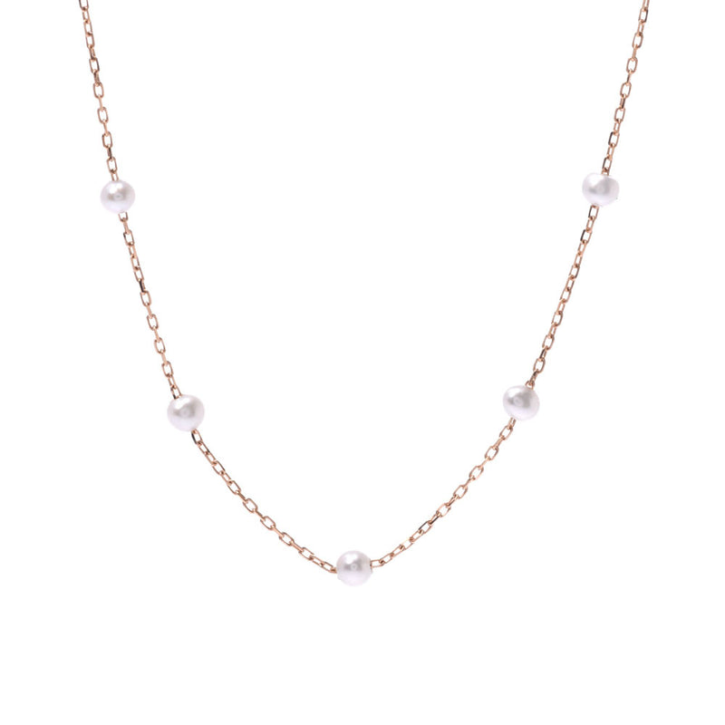 Other Freshwater Pearl 3mm Ladies K18 YG Necklace New Silgrin