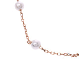 Other Freshwater Pearl 3mm Ladies K18 YG Necklace New Silgrin