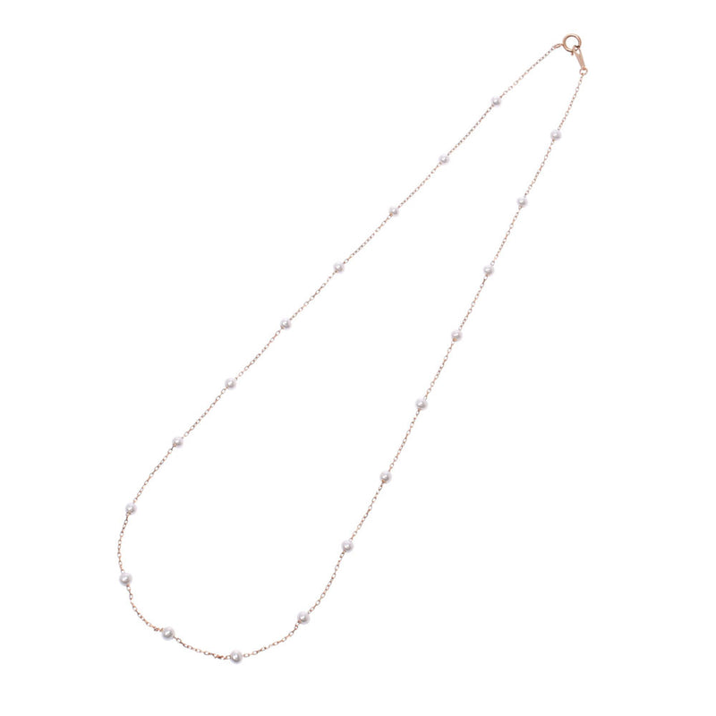 Other Freshwater Pearl 3mm Ladies K18 YG Necklace New Silgrin