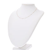 Other Freshwater Pearl 3mm Ladies K18 YG Necklace New Silgrin