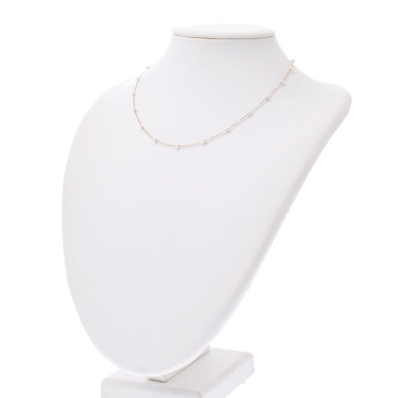 Other Freshwater Pearl 3mm Ladies K18 YG Necklace New Silgrin