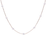 [Summer Selection 30,000 or less] Other Pearl Women Freshwater Pearl / K18PG Necklace New Silgrin
