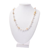 Other Long Pearl Necklace Ladies Nanyo Akoya Pearl/K18/SV Necklace New Ginzo