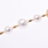 Other Long Pearl Necklace Ladies Nanyo Akoya Pearl/K18/SV Necklace New Ginzo