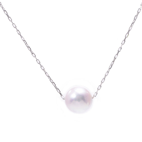 [Sinkyo Summer Selection] Other Pearl Necklace Ladies Akoya Pearl K18WG Necklace New Sink